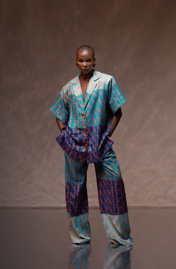 Wanni Fuga Odera PJ Set (Blue)